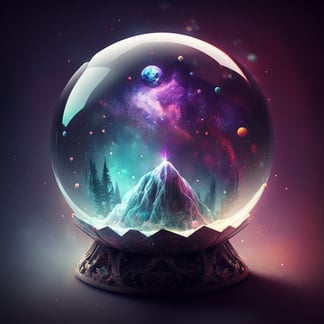 Magical crystal ball
